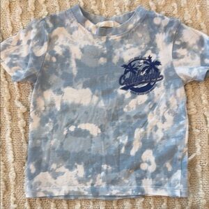 H&M Blue and White Short Sleeve Tee